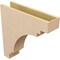 Ekena Millwork 6"W x 24"D x 24"H Thin Pescadero Rough Cedar Woodgrain TimberThane Corbel, Primed Tan CORUR06X24X24PECRCPR - alternate 3